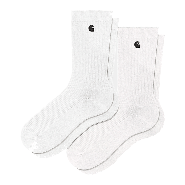 CARHARTT WIP Madison Pack Socks White One Size