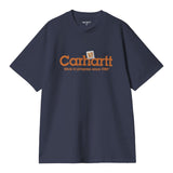 CARHARTT WIP S/S Label Script T-Shirt Blue