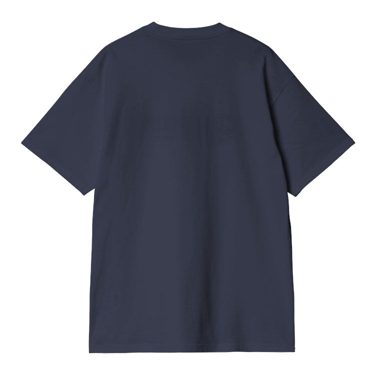 CARHARTT WIP S/S Label Script T-Shirt Blue