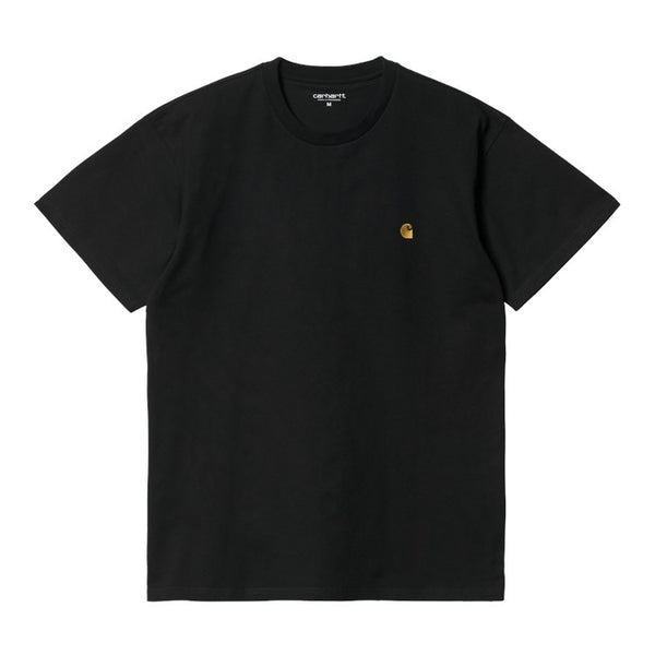 CARHARTT WIP S/S Chase T-Shirt Black / Gold