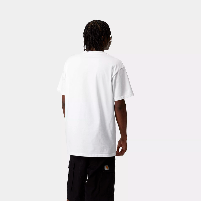 CARHARTT WIP S/S Chase T-Shirt White / Gold