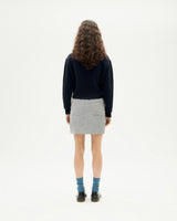 THINKING MU Navy Tanit Knitted Sweater