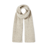 PEREGRINE Merino Wool Porter Ribbed Scarf Oatmeal