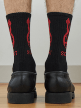 SCRT Bunny Socks Black