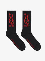 SCRT Bunny Socks Black