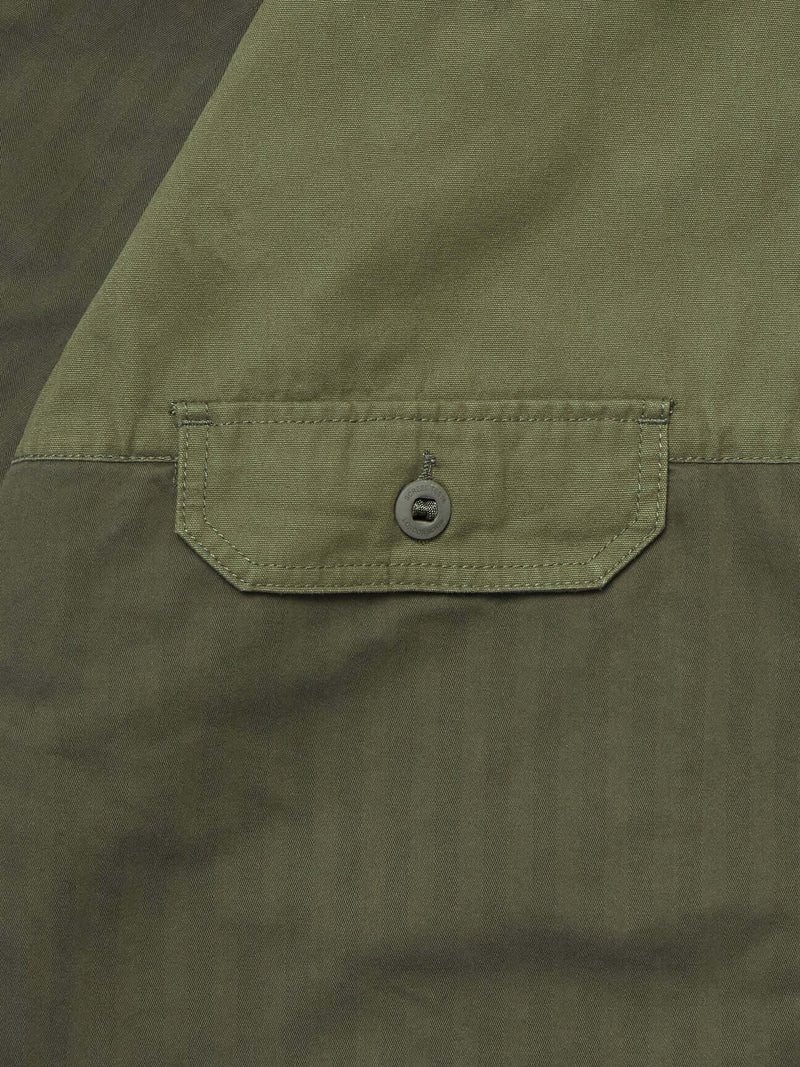 SCRT 2-Tone Cargo Overshirt Green