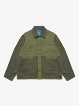 SCRT 2-Tone Cargo Overshirt Green