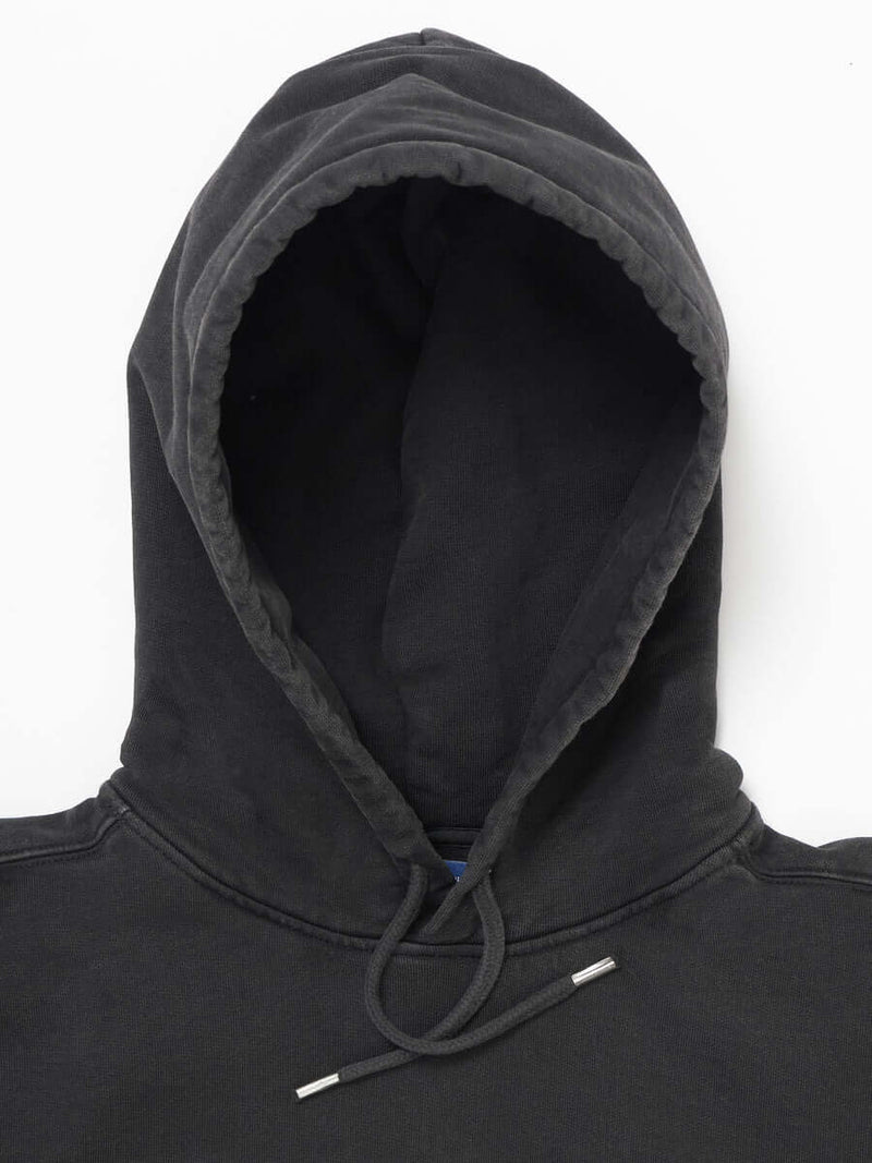 SCRT Portal Hoodie Pigment Dyed Black