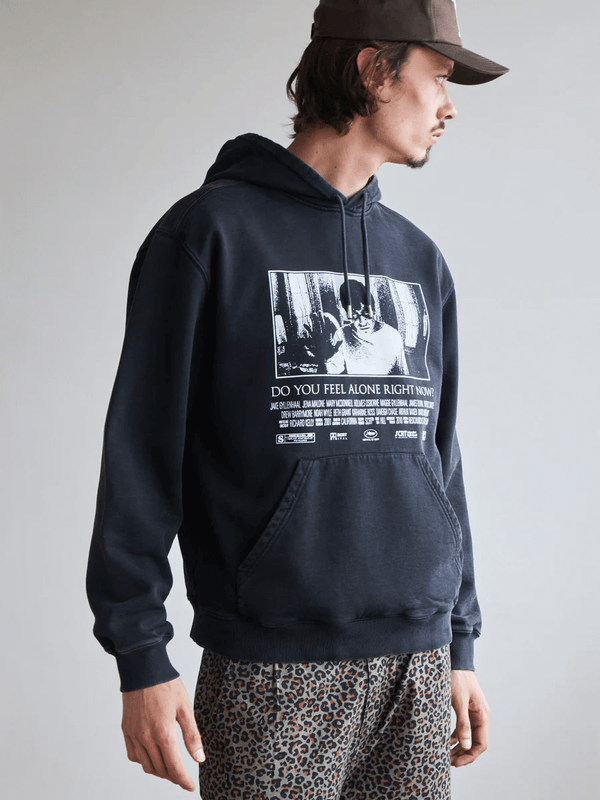 SCRT Portal Hoodie Pigment Dyed Black