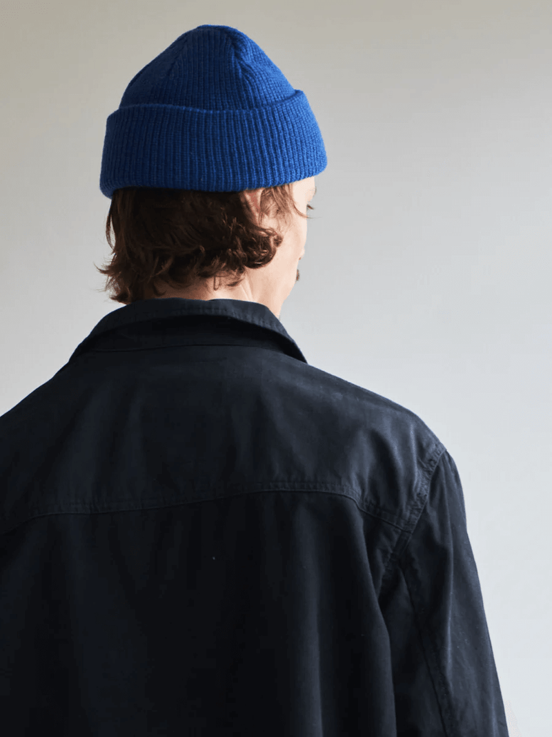 SCRT Recycled Wool Beanie Blue