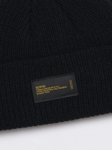 SCRT Recycled Wool Beanie Black