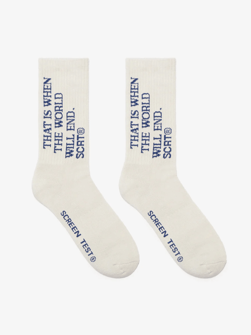 SCRT Twenty Eight Days Socks Off White