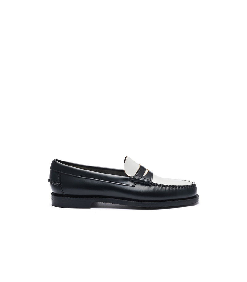 SEBAGO Mocasines Classic Dan Loafer Woman 987 Black-White