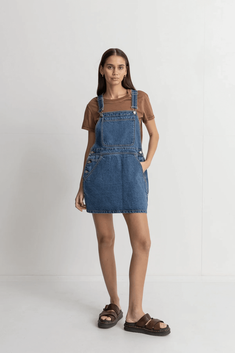 Seaside Overall Blue Dress