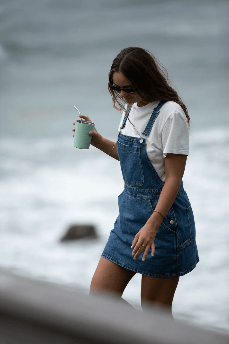 RHYTHM Vestido Seaside Overall Blue