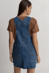 Seaside Overall Blue Dress