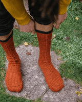 PEREGRINE Wool Boot Socks Orange