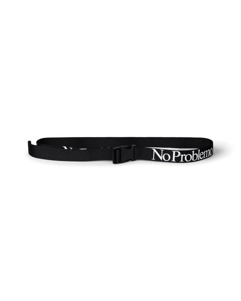 NO PROBLEMO Webbing Belt Black