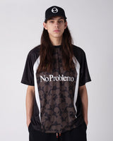 NO PROBLEMO Area 51 Football Shirt Black