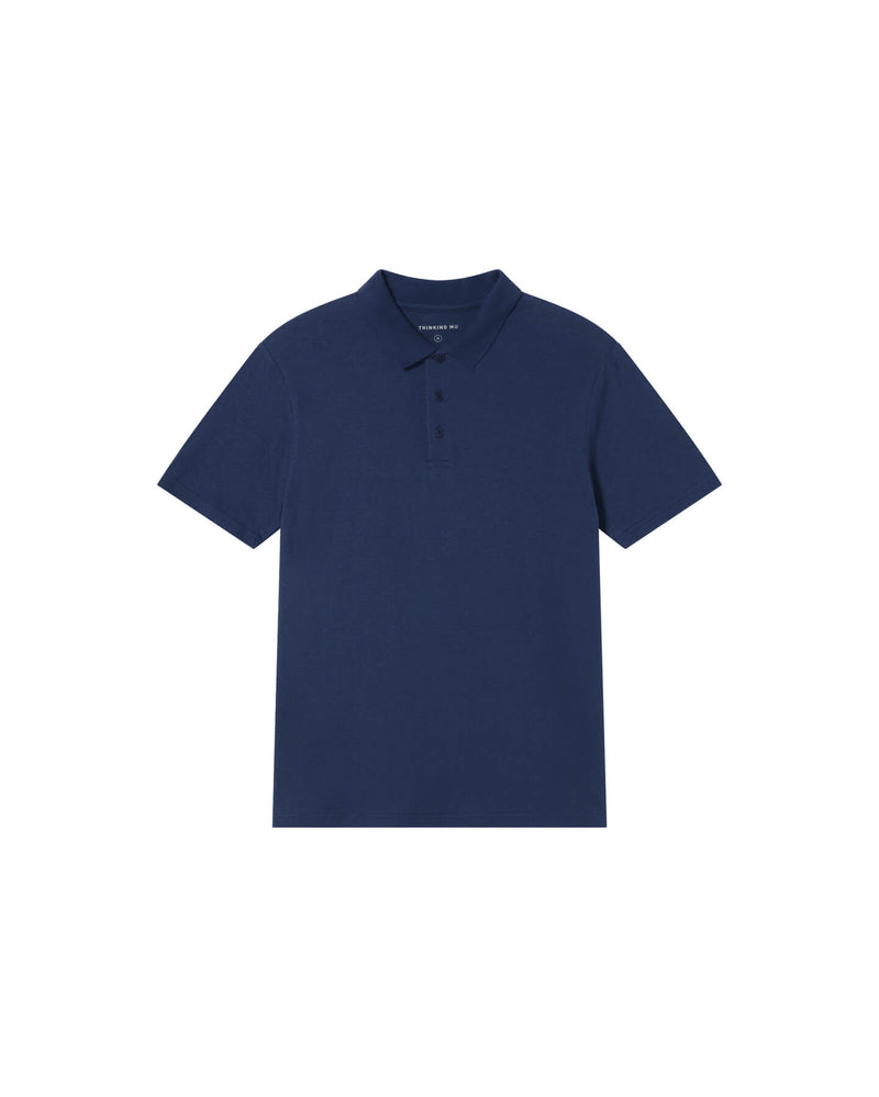 Blue Night Hemp Polo