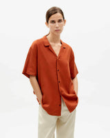 Clay Red Hemp Jules Shirt