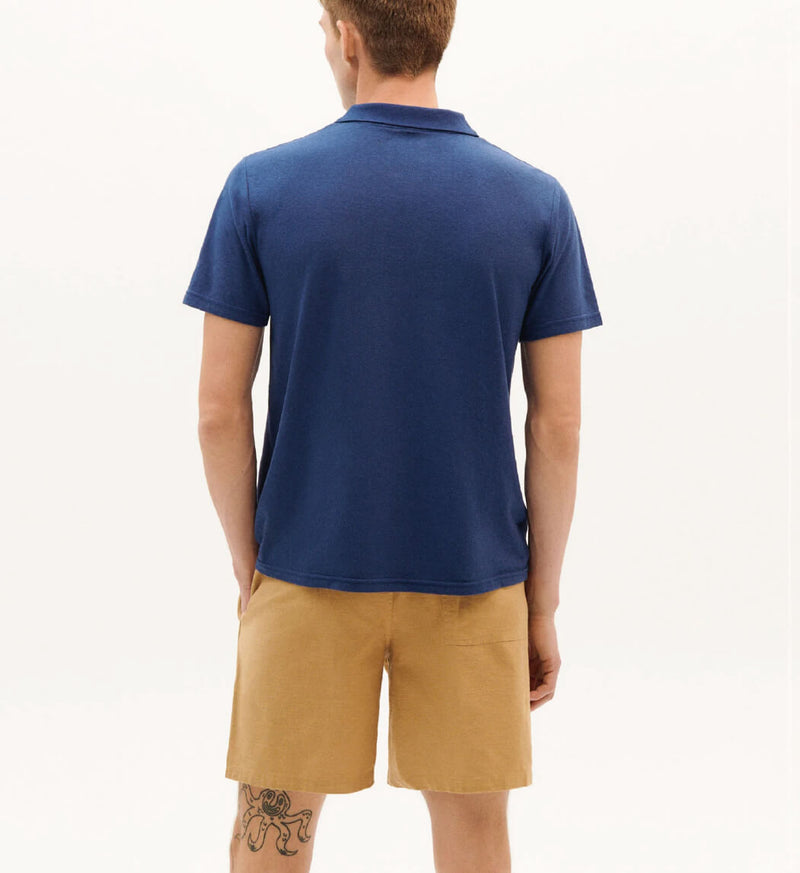 Blue Night Hemp Polo