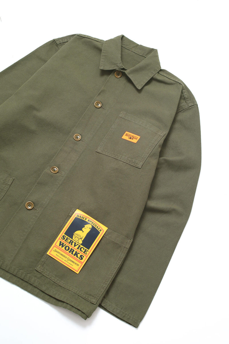 Canvas Coverall Jacket Olive