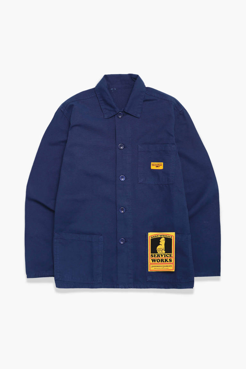 Canvas Coverall Jacket Navy