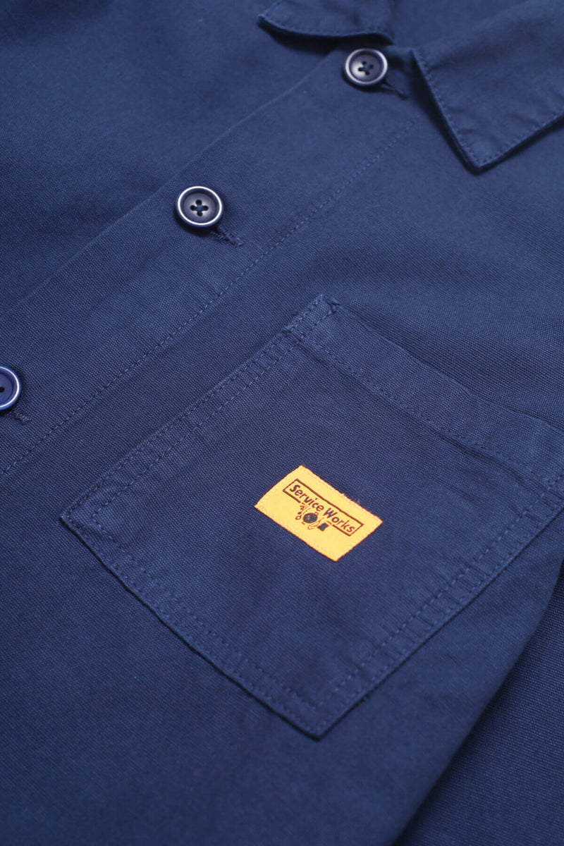 Canvas Coverall Jacket Navy