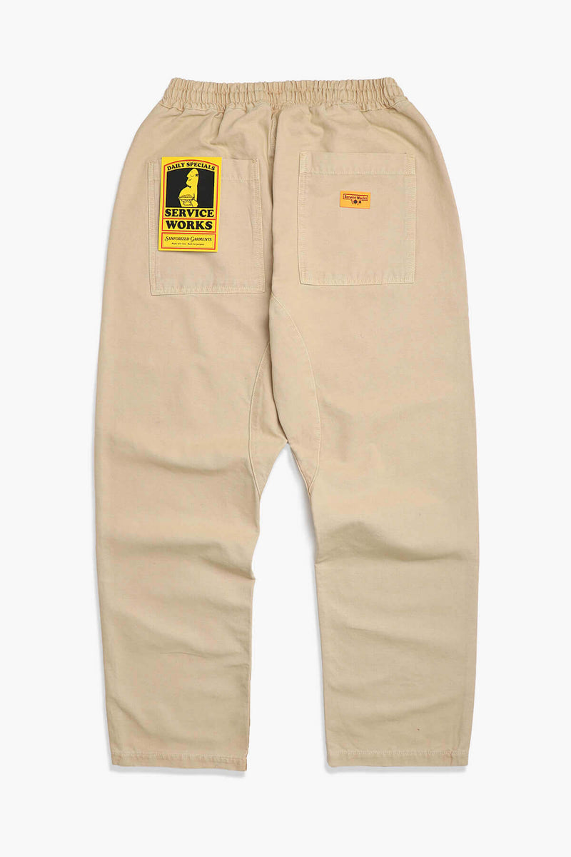 Canvas Chef Pants Khaki