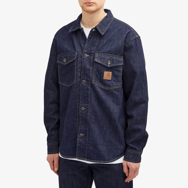 CARHARTT WIP Lincoln Shirt Jac Blue (rinsed)