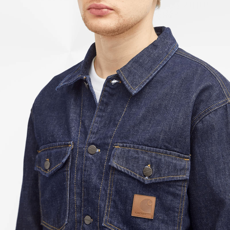 CARHARTT WIP Lincoln Shirt Jac Blue (rinsed)