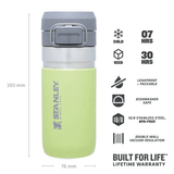 Stanley Quick Flip Water Bottle 0,47L Limón