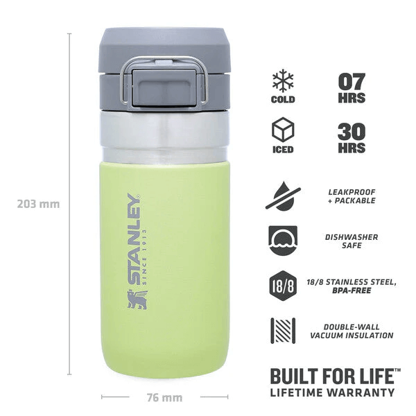 Stanley Quick Flip Water Bottle 0.47L Lemon