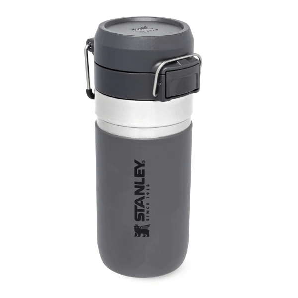 Stanley Quick Flip Water Bottle 0.47L Charcoal