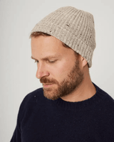 PEREGRINE Merino Wool Porter Ribbed Beanie Oatmeal