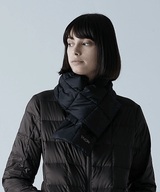 TAION Basic Down Scarf Black