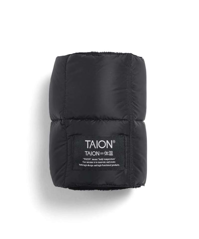 TAION Basic Down Scarf Black