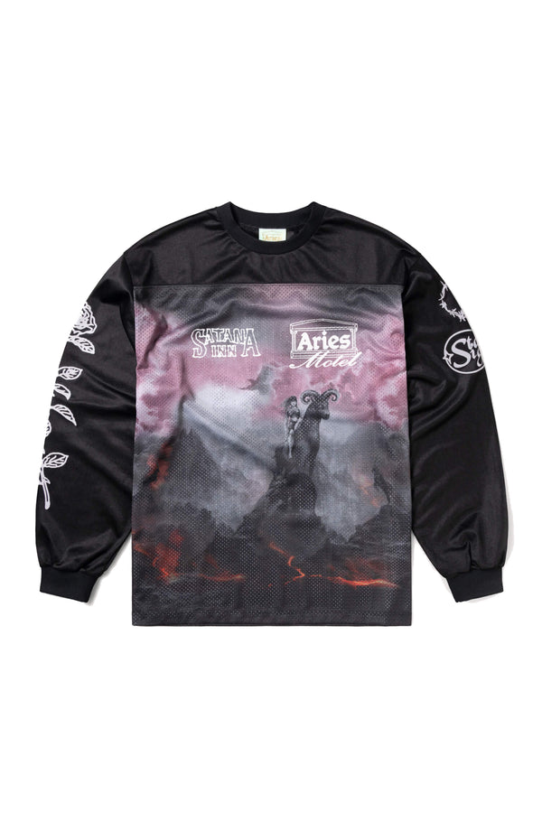 ARIES Ramscape Airtex LS Tee Black