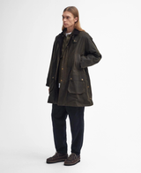 BARBOUR  Bedale Waxed Trench Coat Olive