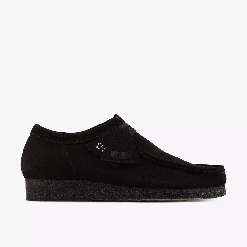 CLARKS ORIGINALS Wallabee (M) Black Suede