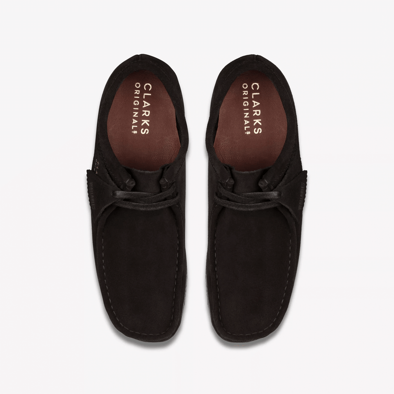 CLARKS ORIGINALS Wallabee (M) Black Suede