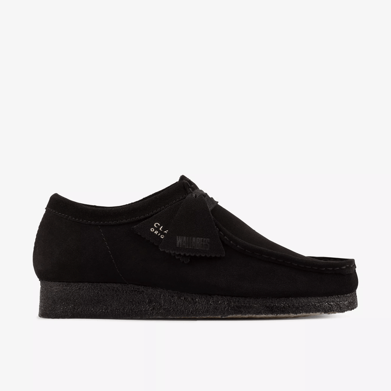 CLARKS ORIGINALS Wallabee (W) Black Suede