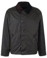 BARBOUR Transport Oversized Wax Jacket  Olive