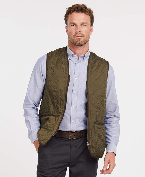 BARBOUR Polarquilt Waistcoat / Zip-In Liner Olive