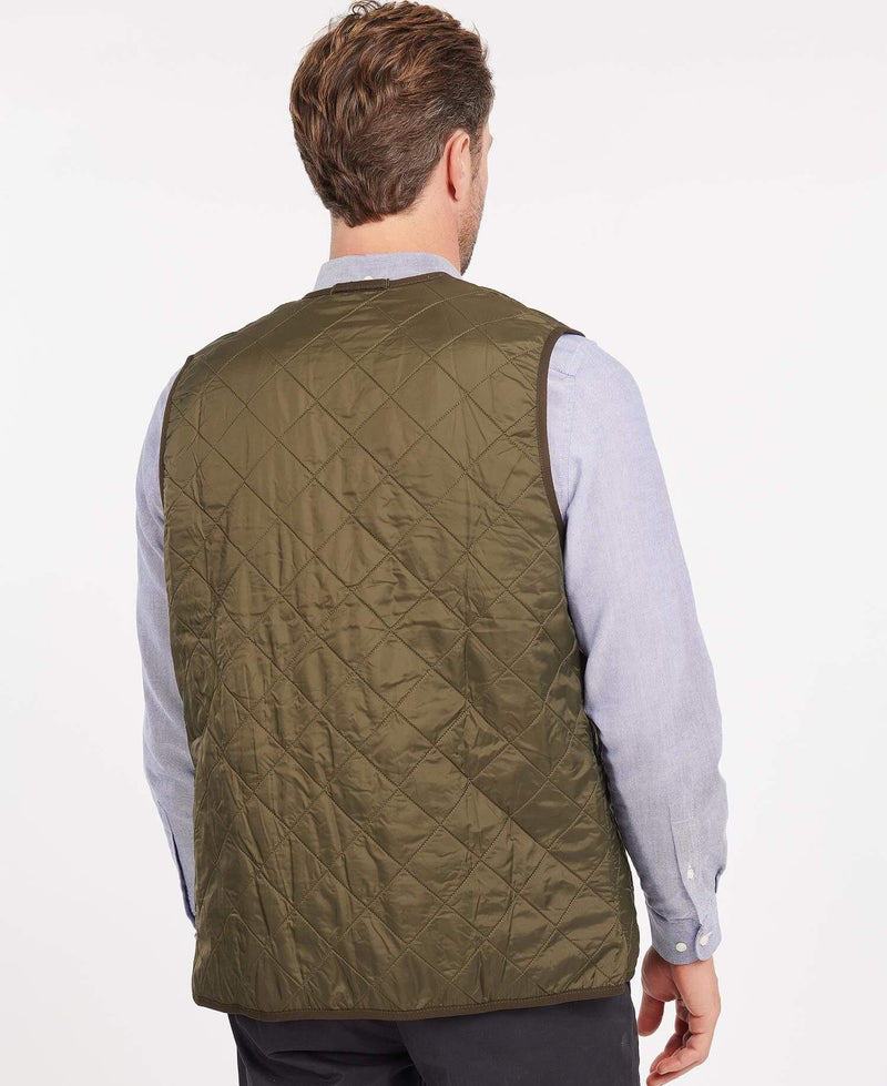 BARBOUR Polarquilt Waistcoat / Zip-In Liner Olive