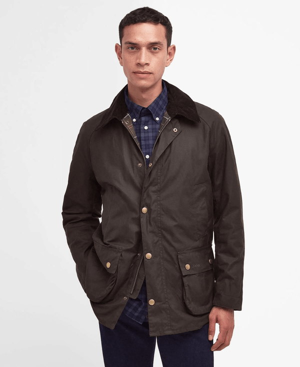 BARBOUR Ashby Waxed Jacket Olive