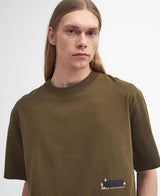 BARBOUR Leonard Oversized Graphic T-Shirt Light Sage