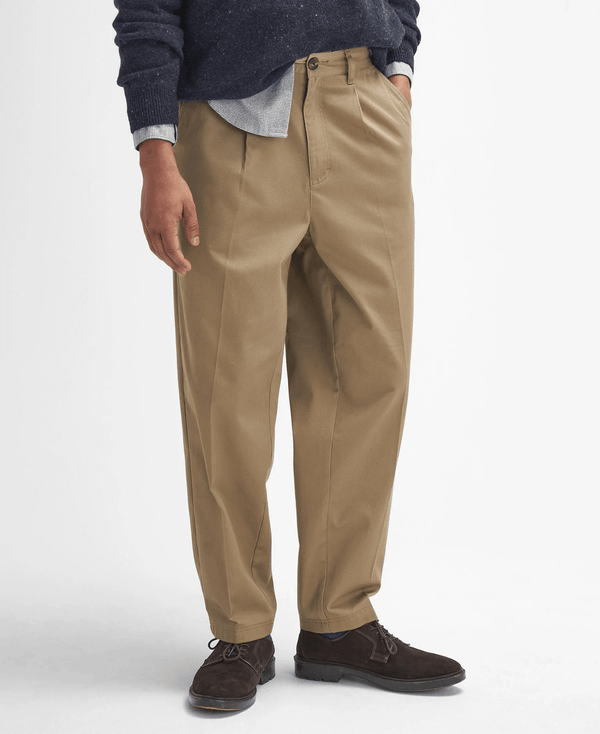 BARBOUR Raithwell Relaxed Trousers Military Brown