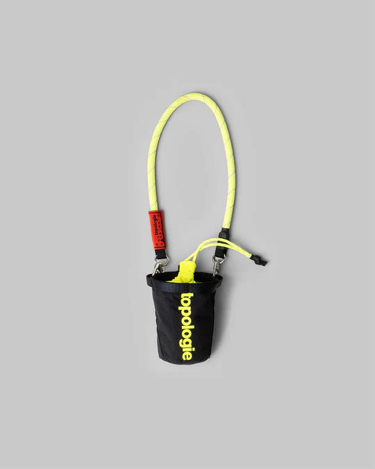 TOPOLOGIE Mini Chalk Bag Black / Neon Yellow Papery